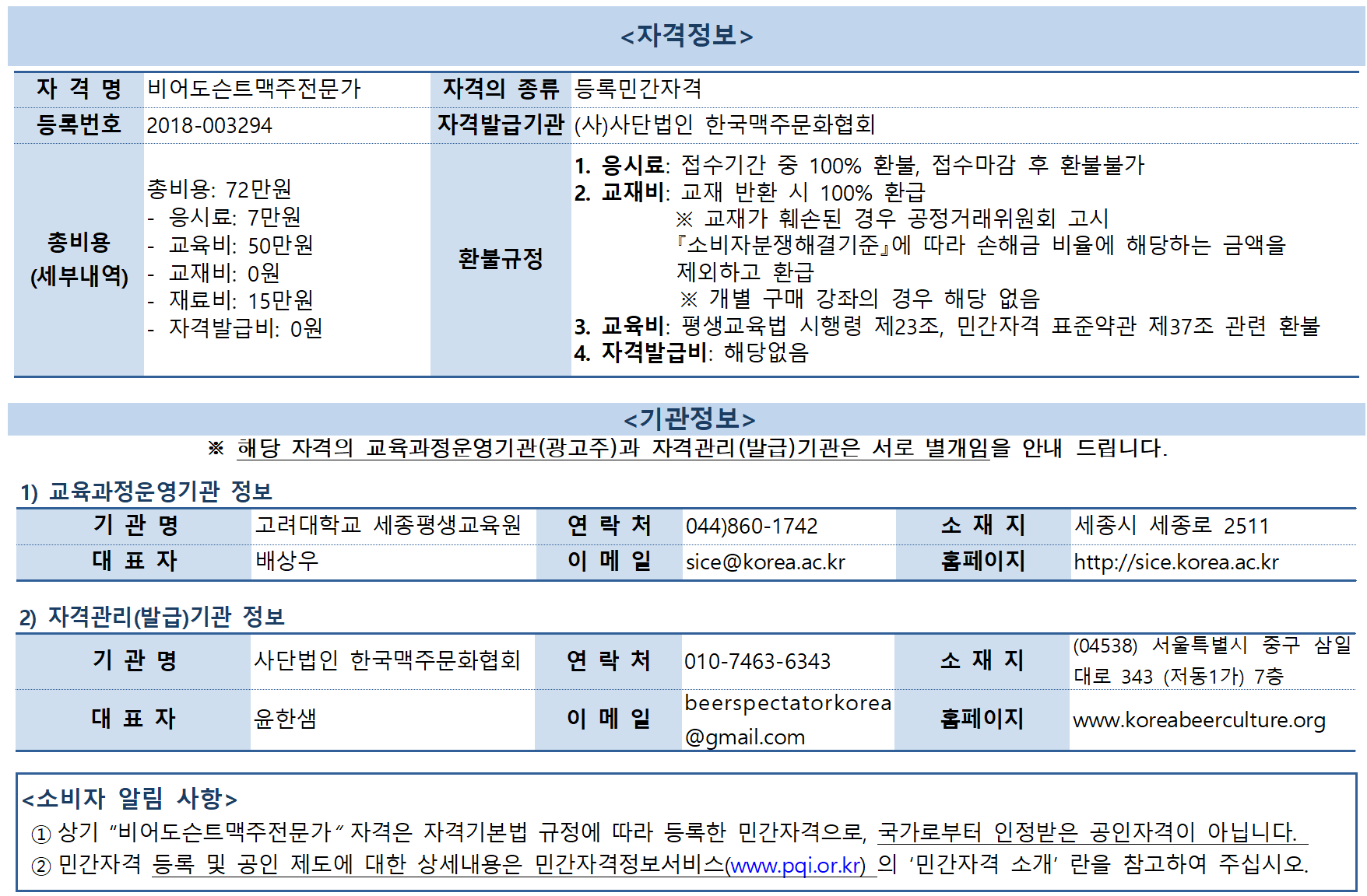 민간자격정보